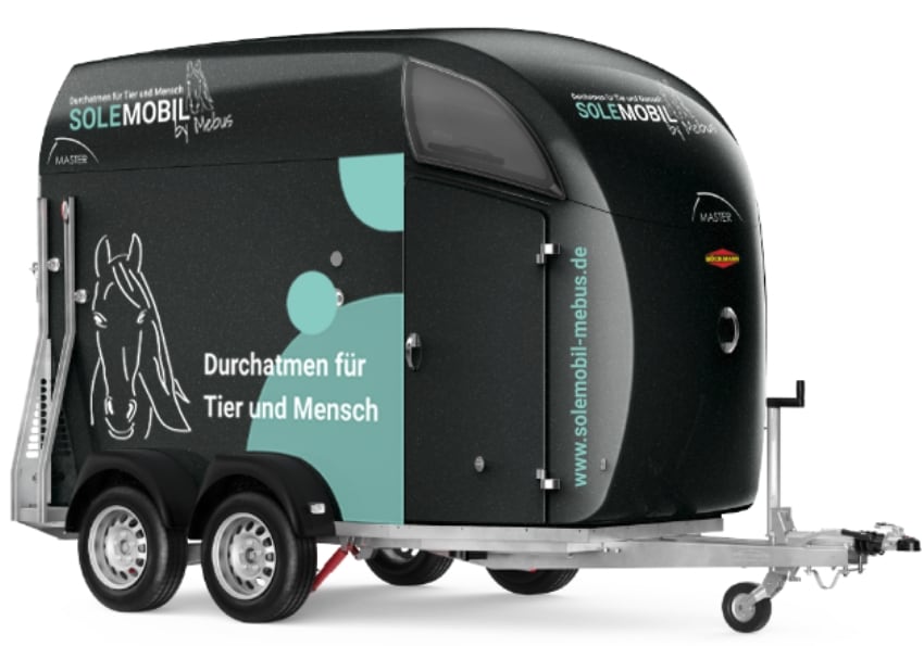 soleanhänger solemobil mebus sole soleinhalation asthma pferd pferdeanhänger